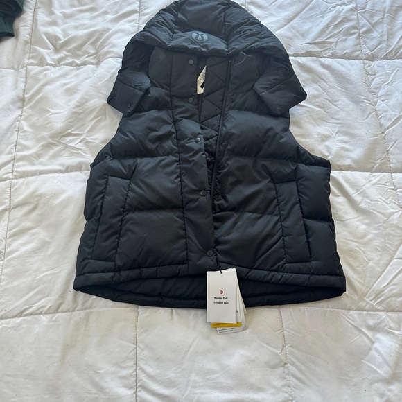lululemon athletica Jackets & Blazers - Black Puffer Vest with Hood